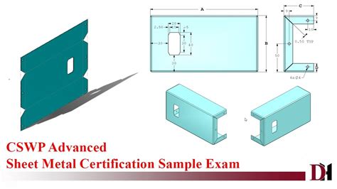 certified sheet metal|sheet metal test exam.